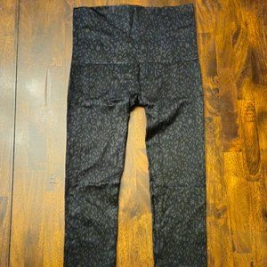 Spanx Seamless Leggings Black Cheetah Women's 1X